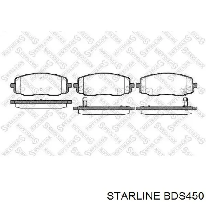 Задні дискові колодки Starline BDS450