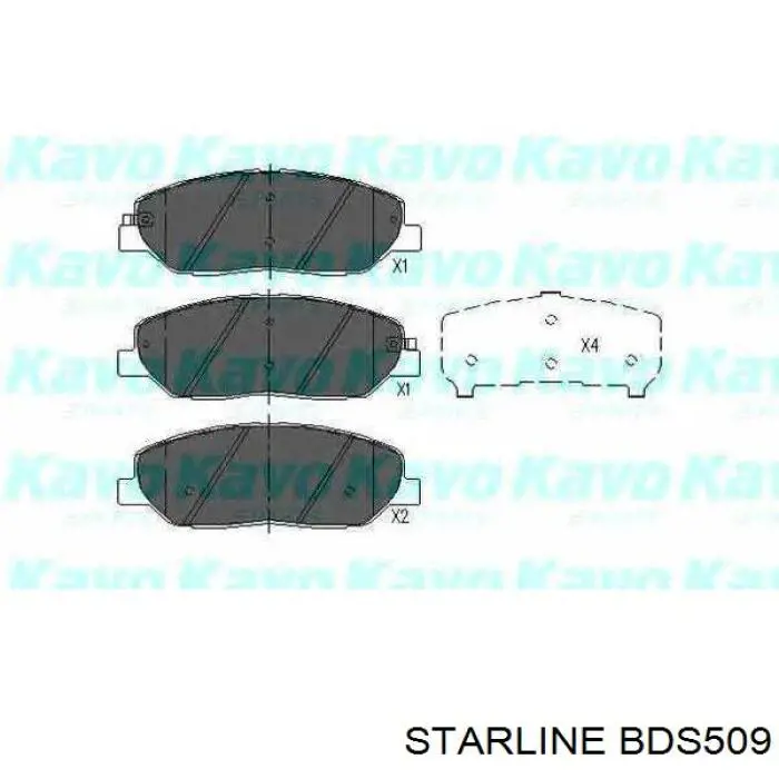 Гальмівні колодки Starline BDS509 ціна, від 23.10 USD