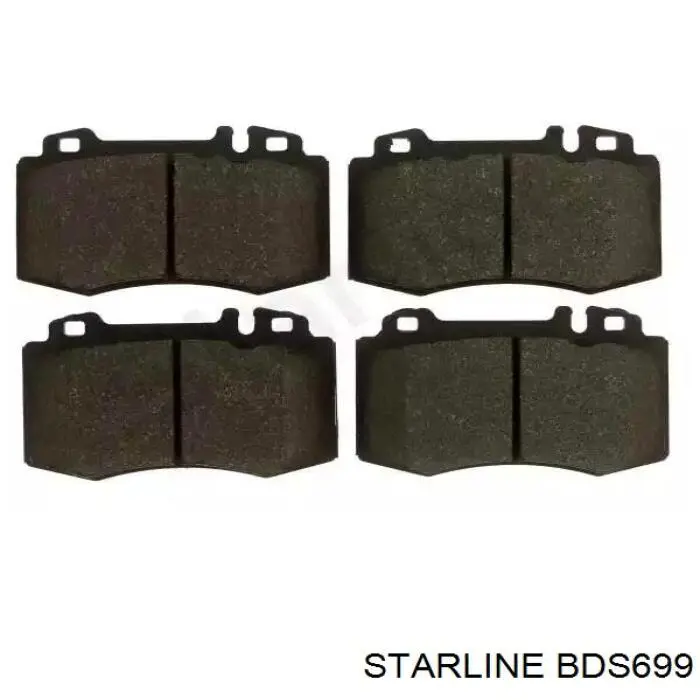 Гальмівні колодки Starline BDS699 ціна, від 20.94 USD