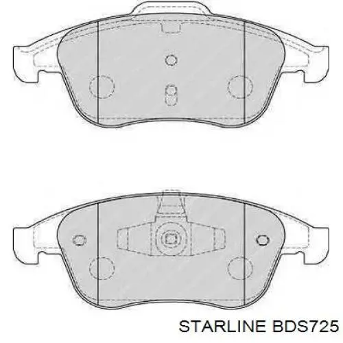 BDS725 Starline Передні гальмівні колодки
