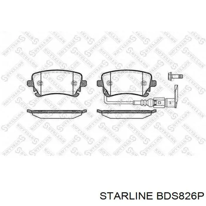 Задні гальмівні колодки BDS826P Starline