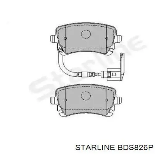 Колодки гальмові задні, дискові BDS826P Starline