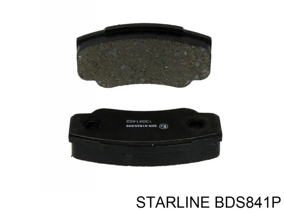 BDS841P Starline колодки гальмові задні, дискові