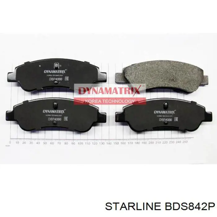 BDS842P Starline Передні гальмівні колодки