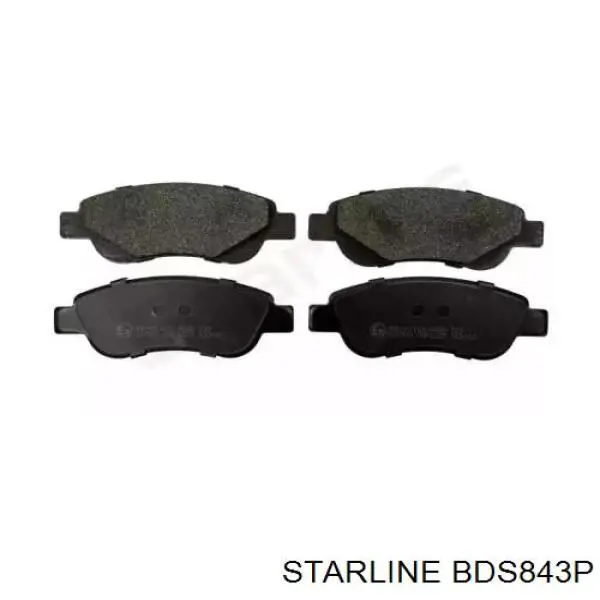 BDS843P Starline Передні гальмівні колодки