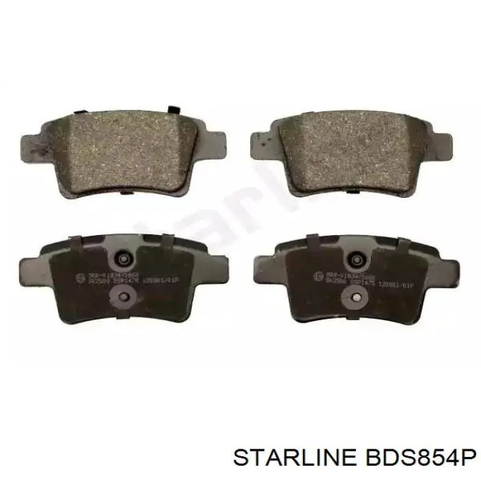 Гальмівні колодки Starline BDS854P ціна, від 15.73 USD