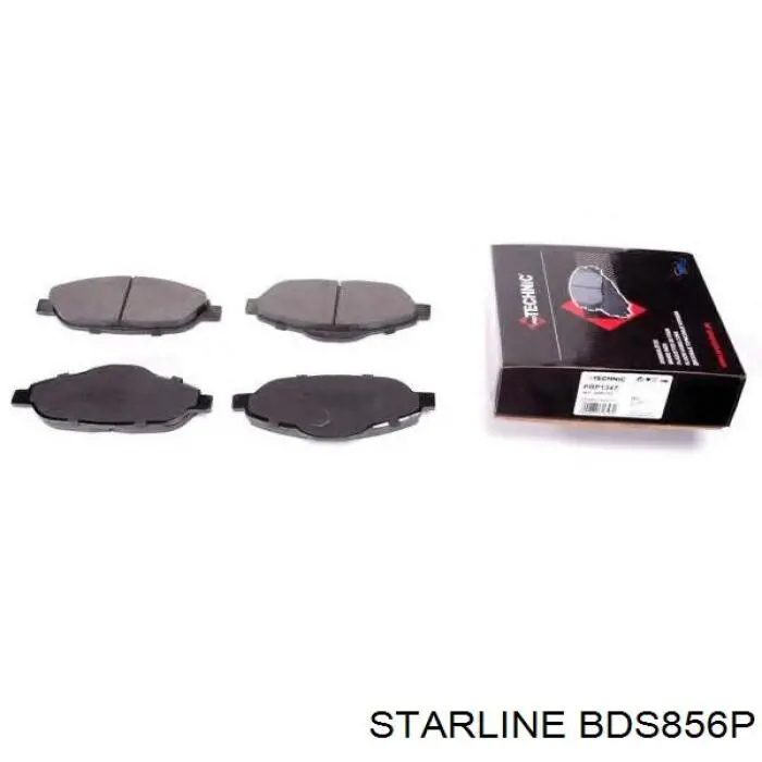 Гальмівні колодки Starline BDS856P ціна, від 27.87 USD