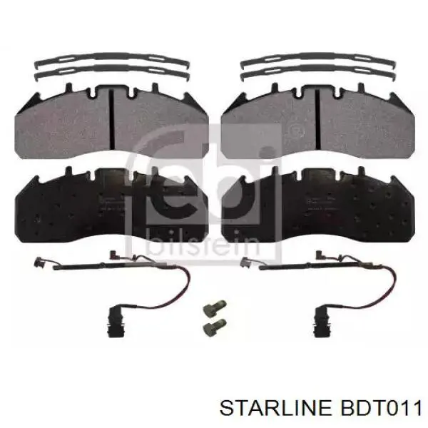 Купити BDT011 Starline Колодки гальмівні передні, дискові