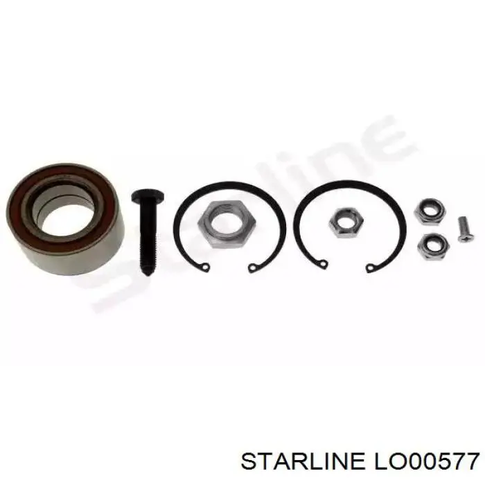 Комплект підшипник маточини передньої Starline LO00577 ціна, від 12.14 USD