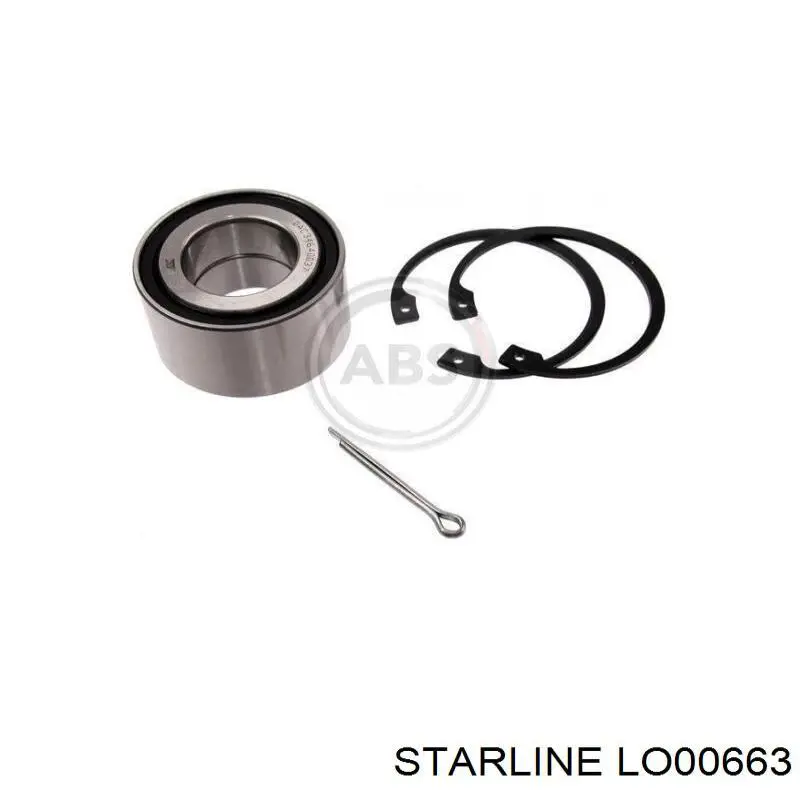Купити LO00663 Starline Підшипник ступиці передньої