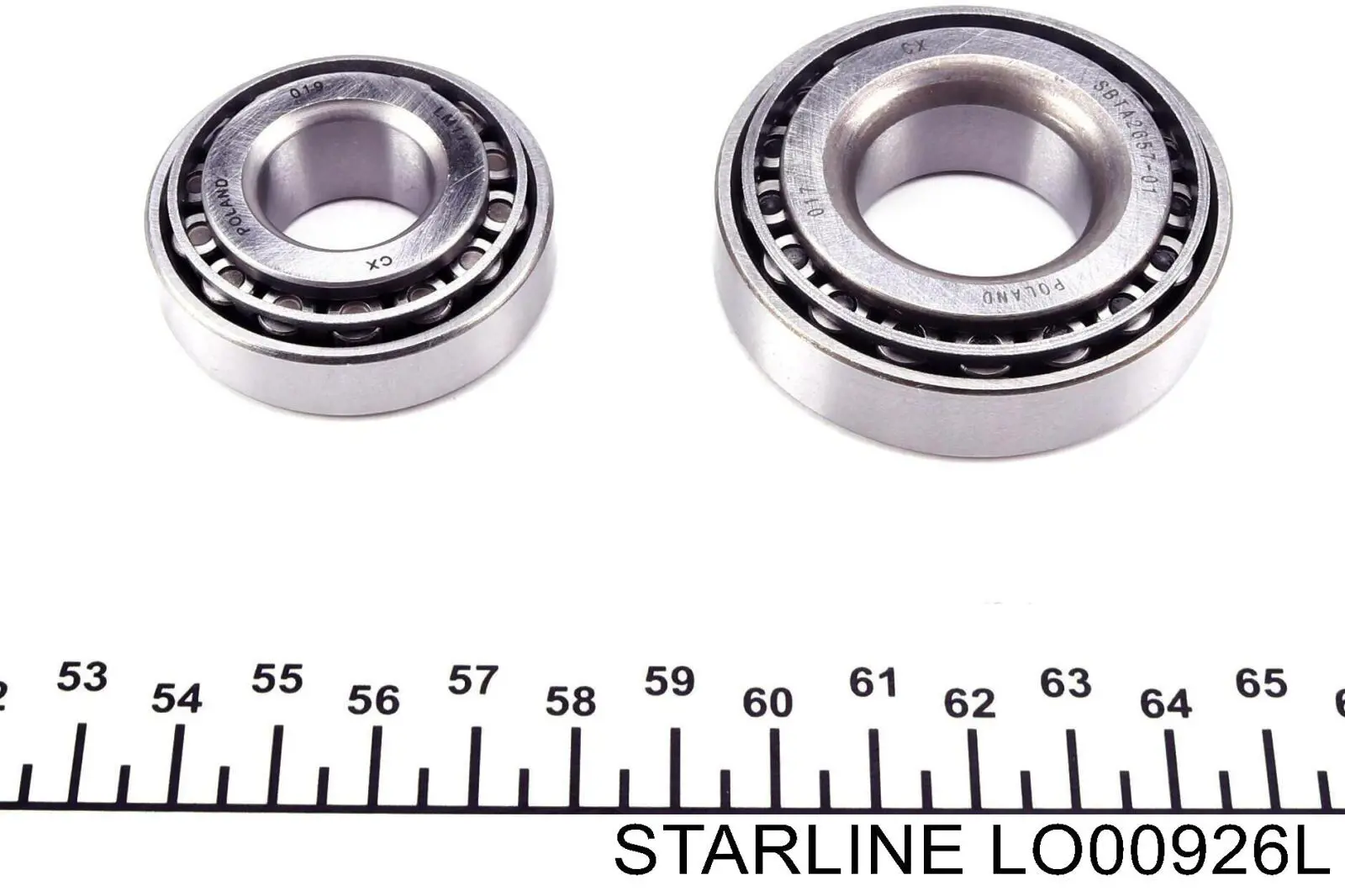 LO00926L Starline Підшипник маточини передньої, зовнішній