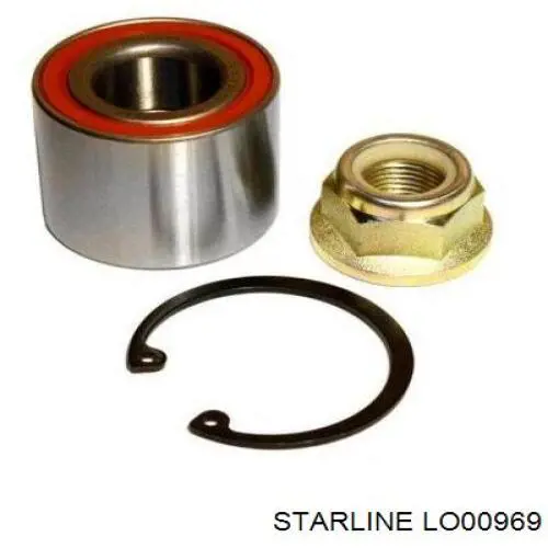Підшипник маточини задньої Starline LO00969 ціна, від 12.82 USD