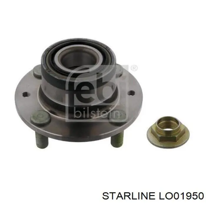 Комплект підшипник маточини передньої Starline LO01950 ціна, від 16.44 USD