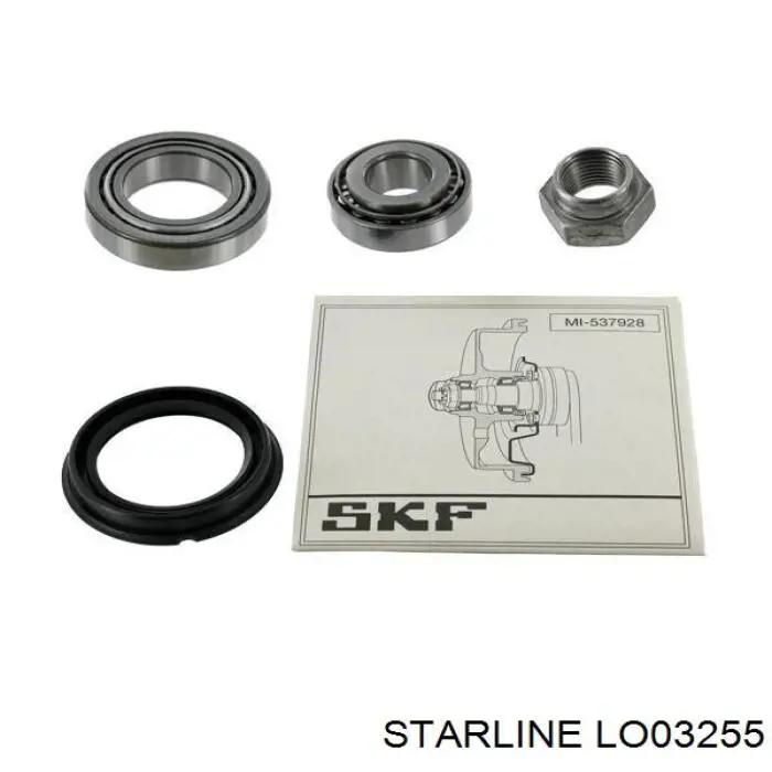 Підшипник маточини передньої/задньої Starline LO03255 ціна, від 6.38 USD
