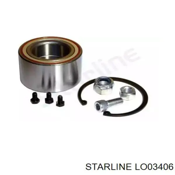 Купити LO03406 Starline Підшипник ступиці передньої