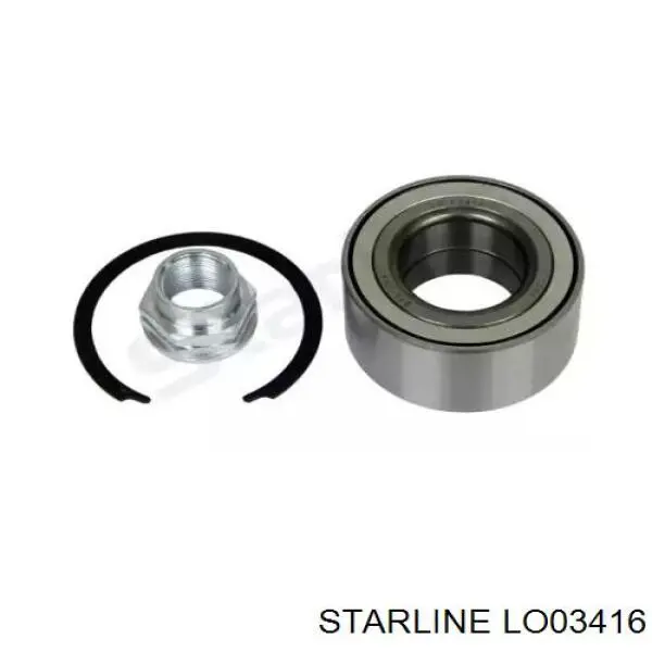 Комплект підшипник маточини передньої Starline LO03416 ціна, від 14.26 USD