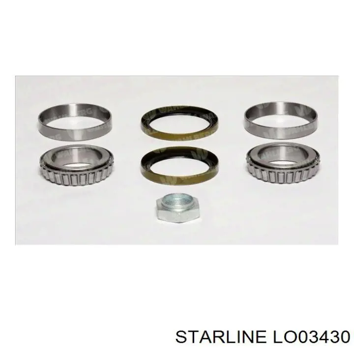 Підшипник маточини задньої Starline LO03430 ціна, від 18.59 USD