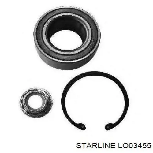 Комплект підшипник маточини передньої Starline LO03455 ціна, від 20.41 USD