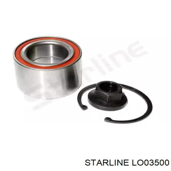 Комплект підшипник маточини передньої Starline LO03500 ціна, від 24.30 USD
