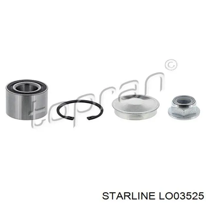 Купити LO03525 Starline Підшипник задньої ступиці