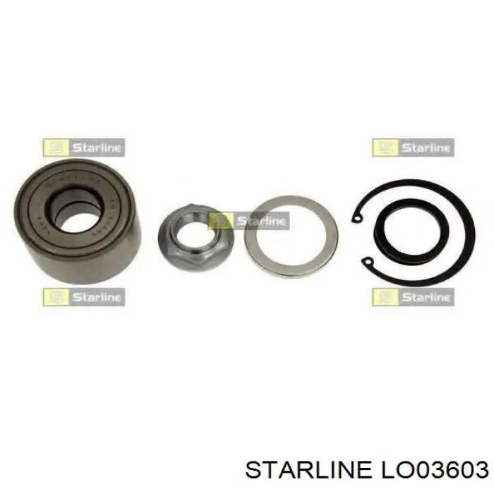 Підшипник ступиці пер/зад Starline LO03603