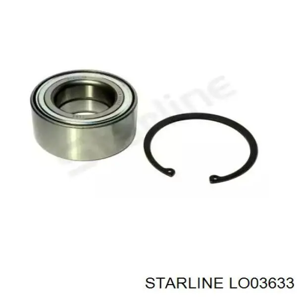 Комплект підшипник маточини передньої Starline LO03633 ціна, від 22.08 USD