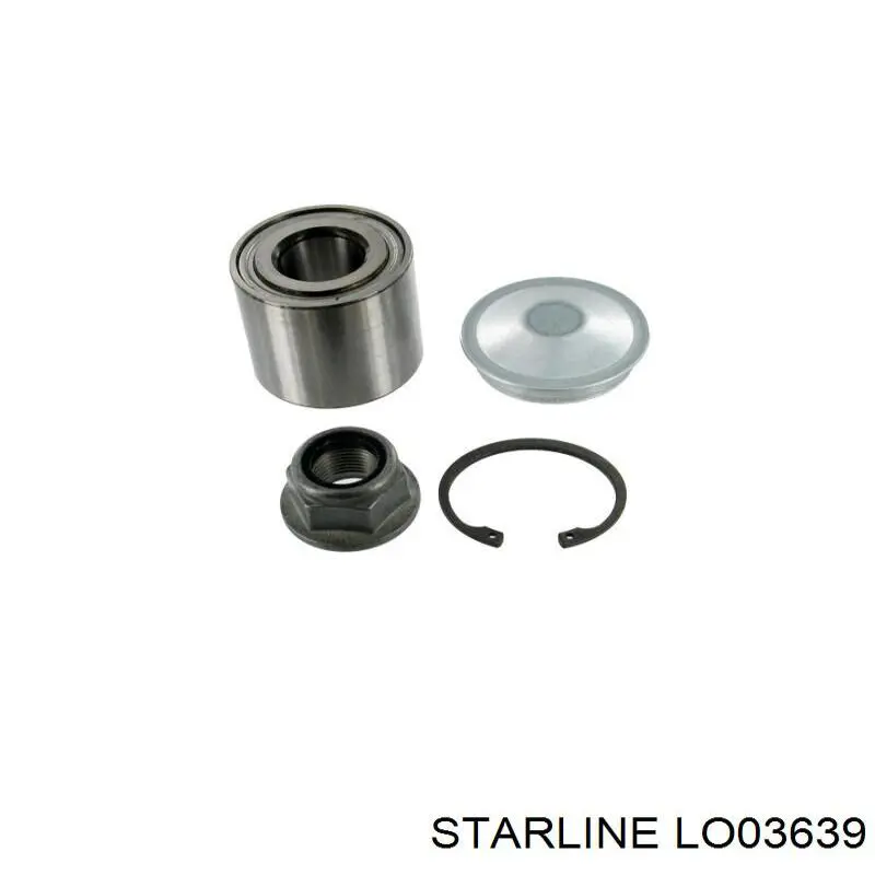 Підшипник маточини задньої Starline LO03639 ціна, від 16.31 USD