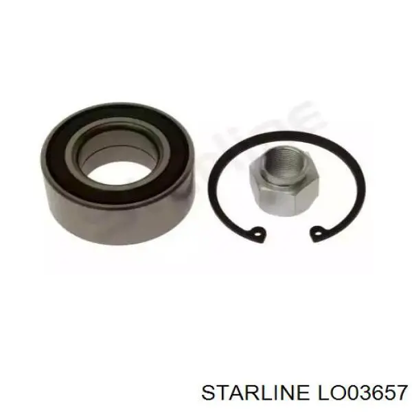 Комплект підшипник маточини передньої Starline LO03657 ціна, від 15.32 USD