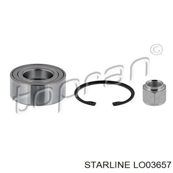 Купити LO03657 Starline Підшипник ступиці передньої