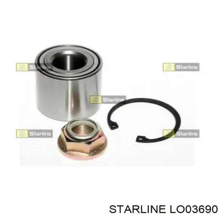 Купити LO03690 Starline Підшипник ступиці передньої