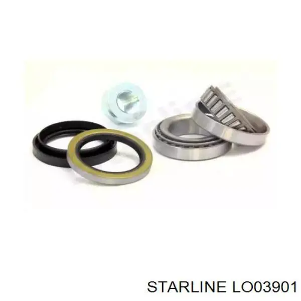 Комплект підшипник маточини передньої Starline LO03901 ціна, від 9.99 USD