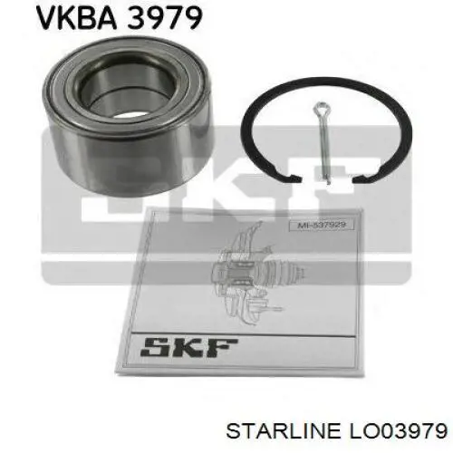 Підшипник ступиці LO03979 Starline