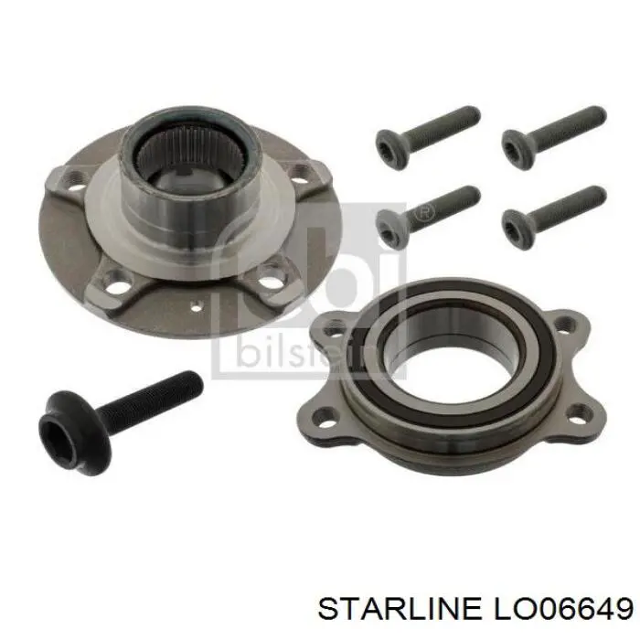 Підшипник ступиці LO06649 Starline