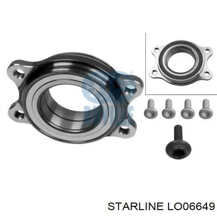 Підшипник маточини Starline LO06649