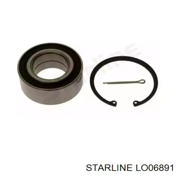Комплект підшипник маточини передньої Starline LO06891 ціна, від 18.08 USD
