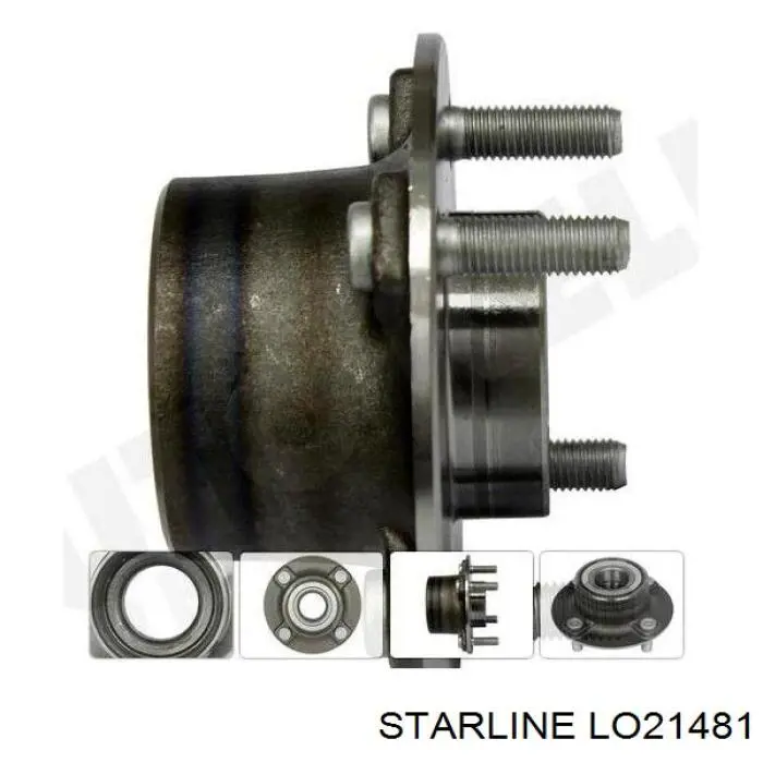 Задня маточина LO21481 Starline