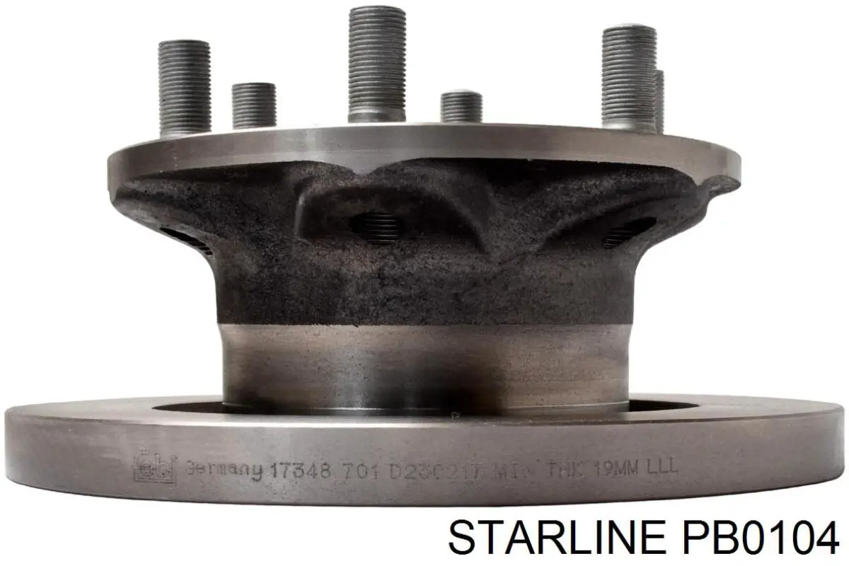Диск переднього гальма Starline PB0104 ціна, від 83.69 USD