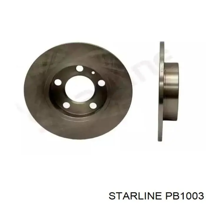 Диск переднього гальма Starline PB1003 ціна, від 18.28 USD