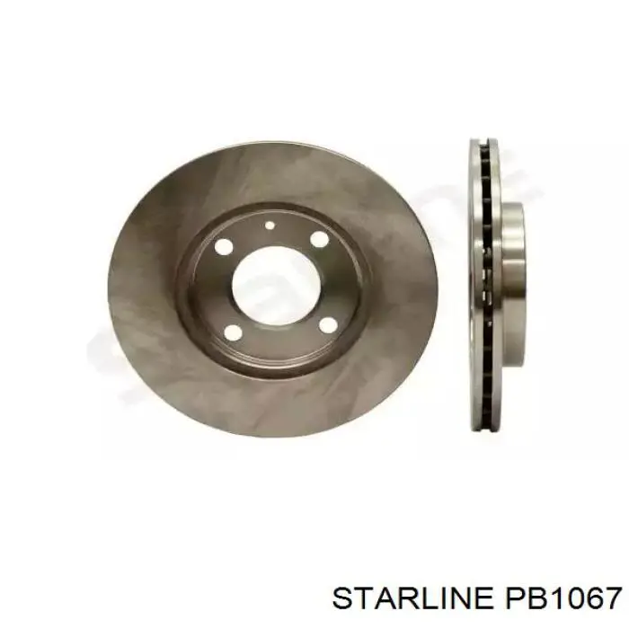 Купити PB1067 Starline Диск заднього гальма