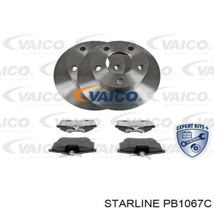 Гальмівні диски PB1067C Starline
