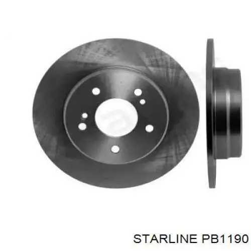 PB1190 Starline диск гальмівний задній