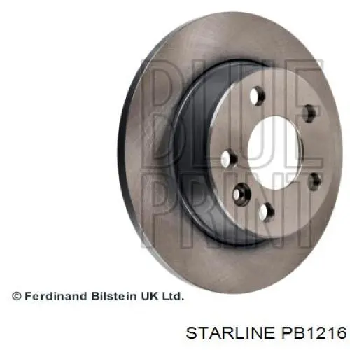 PB1216 Starline диск гальмівний задній