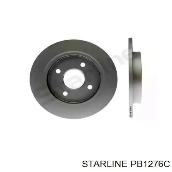 PB1276C Starline диск гальмівний задній