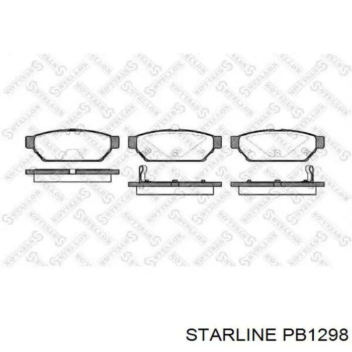 PB1298 Starline Дискові гальма