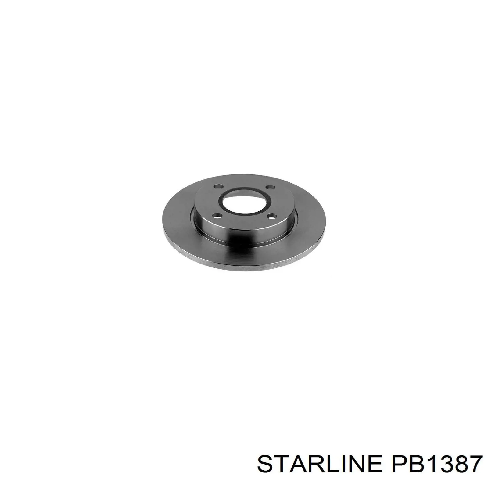 PB1387 Starline диск гальмівний передній