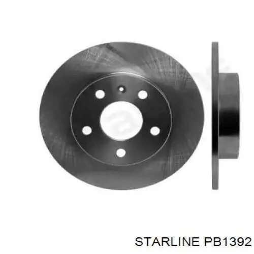 PB1392 Starline диск гальмівний задній