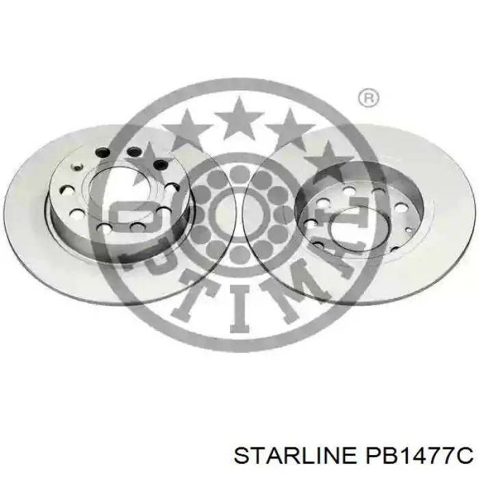 Задні дискові гальма Starline PB1477C ціна, від 20.91 USD