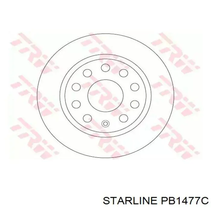 Купити PB1477C Starline Диск заднього гальма