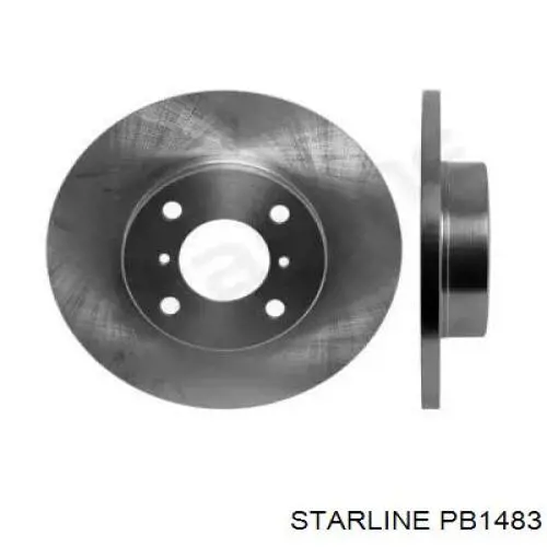 Диск переднього гальма Starline PB1483 ціна, від 23.98 USD