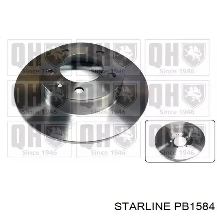 PB1584 Starline диск гальмівний задній